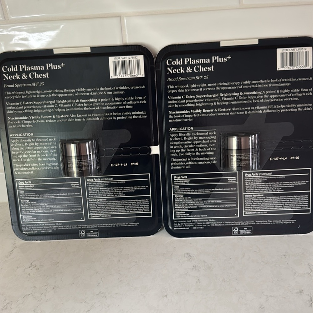 Lot of 2 Perricone MD Cold Plasma Plus Neck & Chest SPF25 30ml / 1oz - Picture 9 of 9